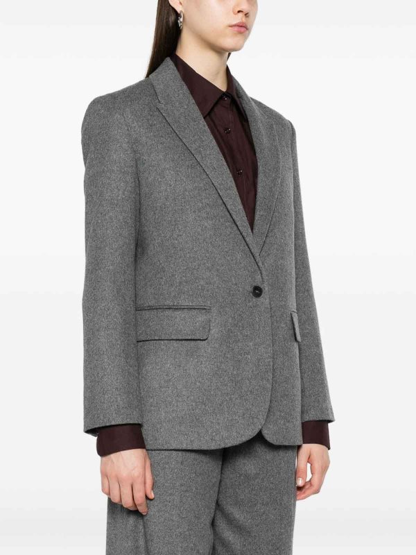 The Best Shops FORTE FORTE: blazers - Wool Single-Breasted Jacket