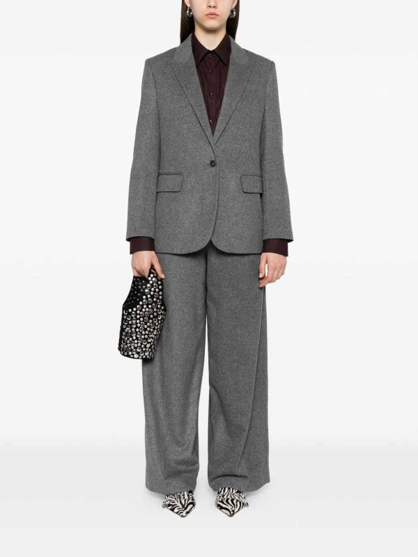 Wool Single-Breasted Jacket shop online: FORTE FORTE