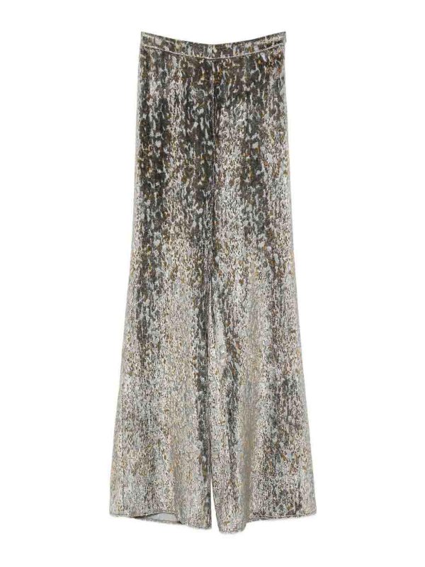 FORTE FORTE: casual trousers - Wide-Leg Trousers