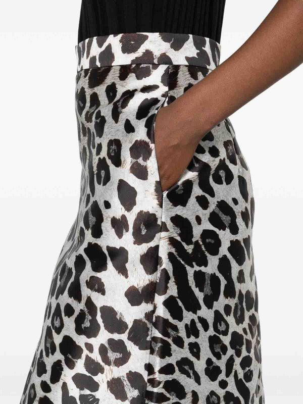 The Best Shops LUNATICA MILANO: ニーレングススカート＆ミディ丈 - 膝丈/ミディスカート - ブラウン