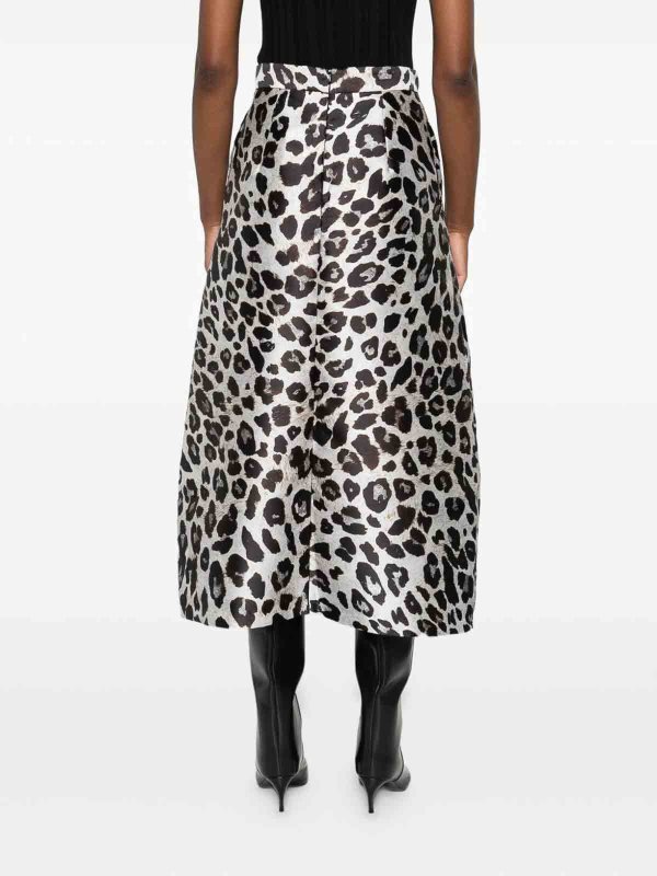 LUNATICA MILANO buy online 膝丈/ミディスカート - ブラウン