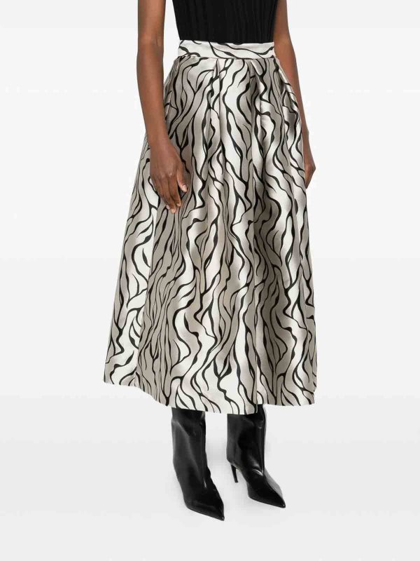 LUNATICA MILANO: Faldas media pierna y semilargas online - Falda Semilarga - Gris