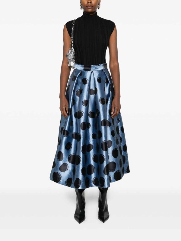 LUNATICA MILANO buy online Jupe Midi - Bleu