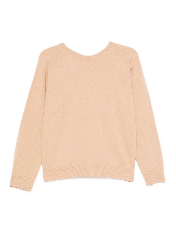 Maison Margiela: Pull col rond - Pull Col Rond - Camel