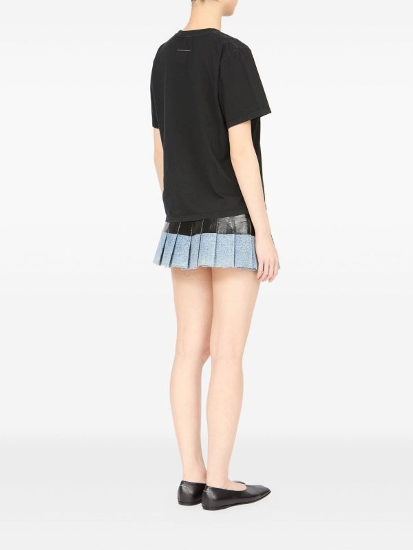 MM6 MAISON MARGIELA: t-shirts online - Logo Cotton T-Shirt