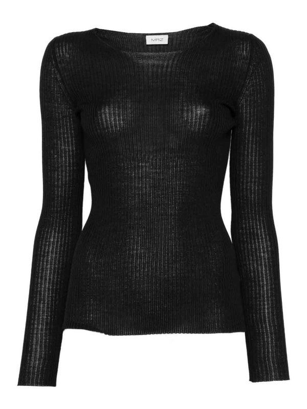 MRZ: クルーネック - クルーネック - 黒