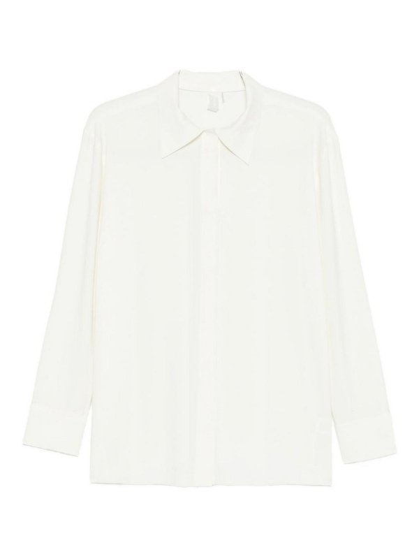 Norma Kamali: Hemden - Hemd - Weiß