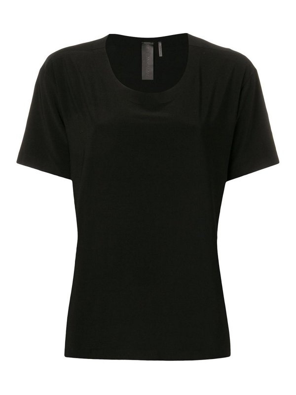 Norma Kamali: T-shirts - T-Shirt - Schwarz