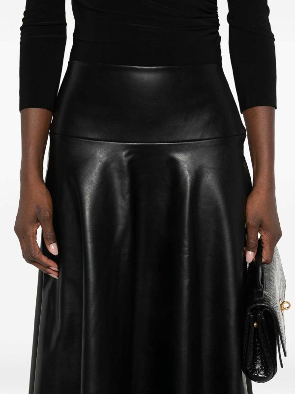 The Best Shops Norma Kamali: ニーレングススカート＆ミディ丈 - 膝丈/ミディスカート - 黒