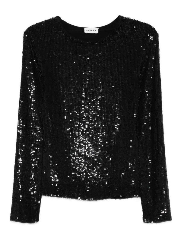 P.A.R.O.S.H.: Tops und Tank Tops - Top - Schwarz