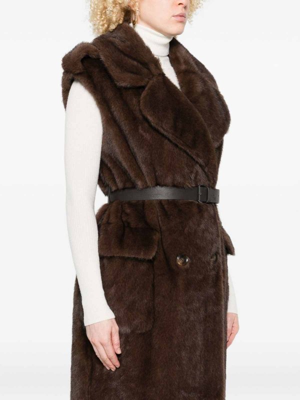 P.A.R.O.S.H. buy online Weste - Braun