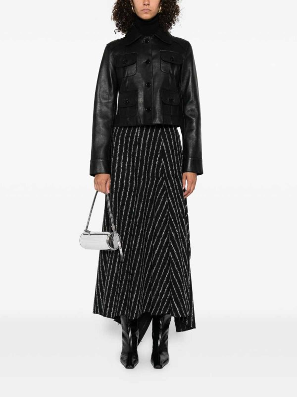 P.A.R.O.S.H. buy online レザージャケット - 黒