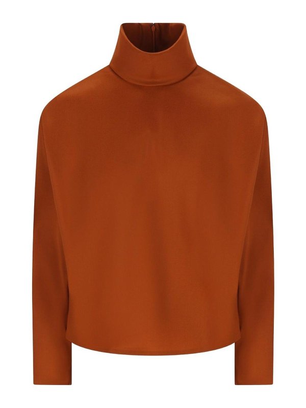 SAINT LAURENT: crew necks - Turtle-Neck Sweater