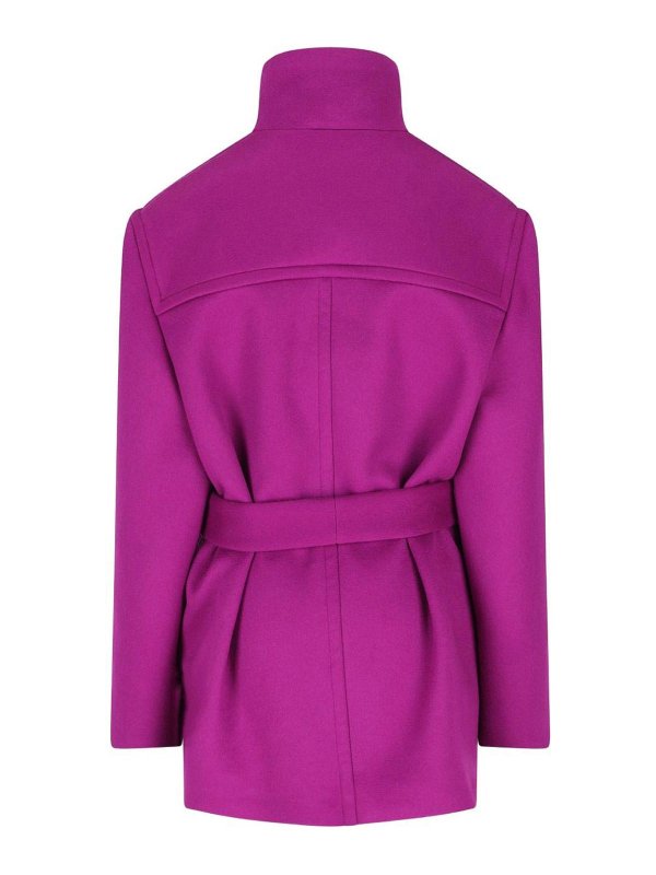 SAINT LAURENT: knee length coats online - Coat