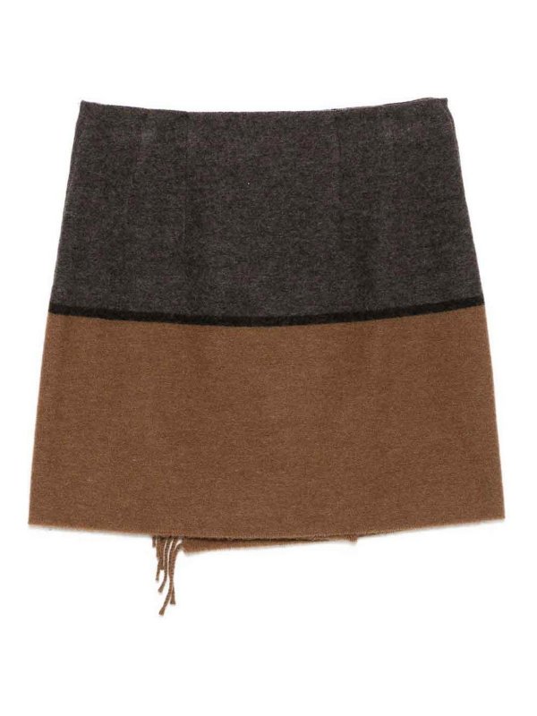 Semicouture: Knee length skirts & Midi online - Wool Skirt