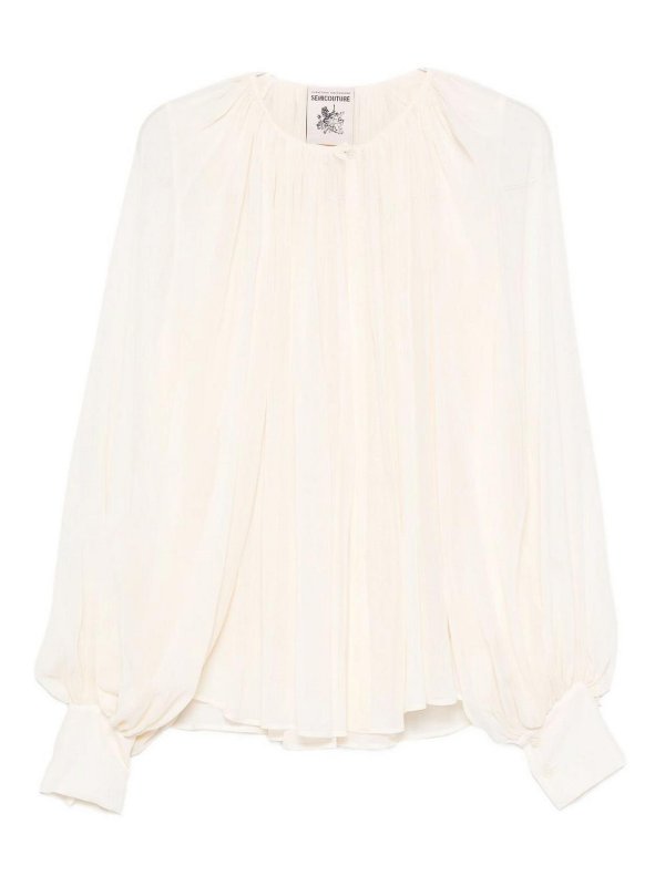 Semicouture: Blusas - Blusa - Blanco