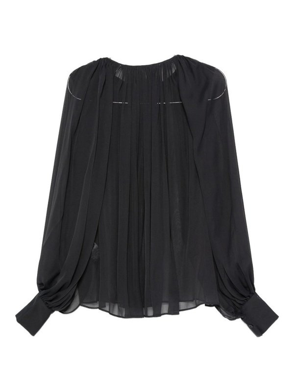 The Best Shops Semicouture: Blouses - Blouse - Gris