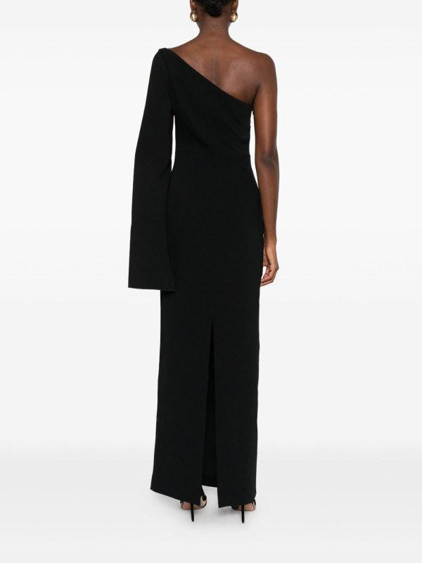 SOLACE LONDON: ニーレングスドレス online - 膝丈ドレス - 黒