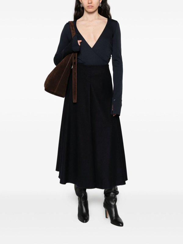 SUSANNE BOMMER: Knee length skirts & Midi online - Cotton Midi Skirt