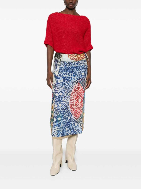 TALKING WALLS buy online クルーネック - 赤