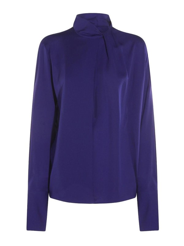 TOM FORD: Blusen - Bluse - Blau