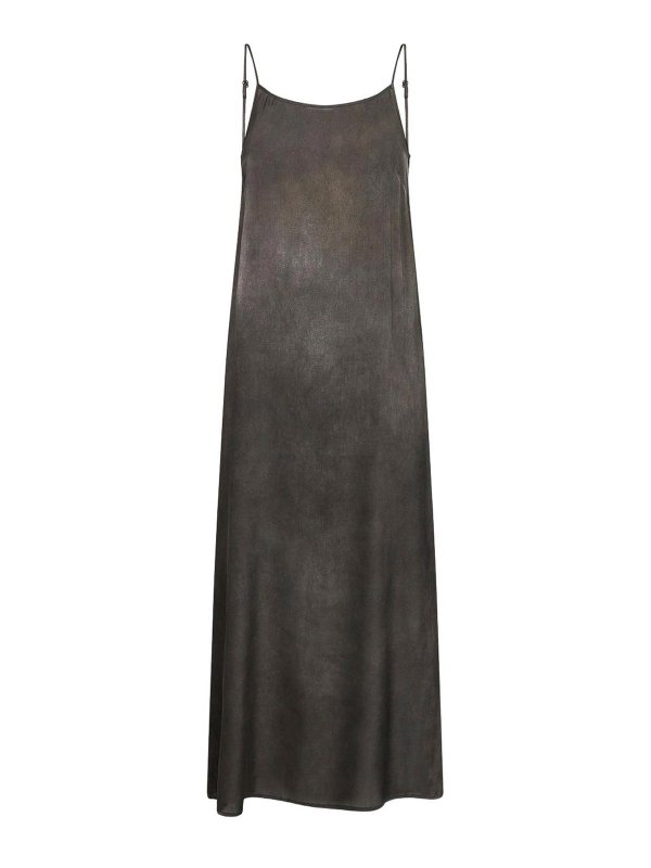 UMA WANG: Maxikleider - Maxikleid - Grau