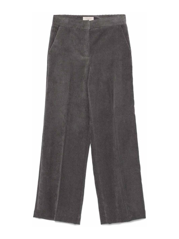 VIA MASINI 80: カジュアルトラウザー - カジュアルパンツ - グレー