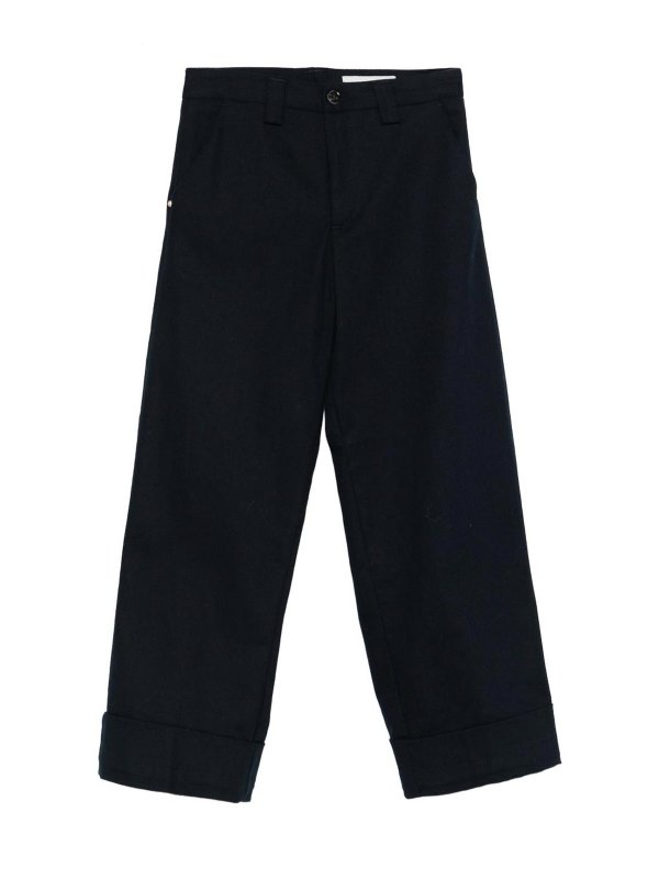 WHITE SAND: ベルボトムジーンズ - フレアジーンズ - ブルー