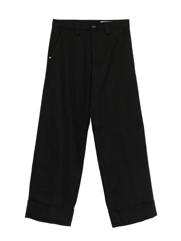 WHITE SAND: Schlagjeans - Schlagjeans - Schwarz