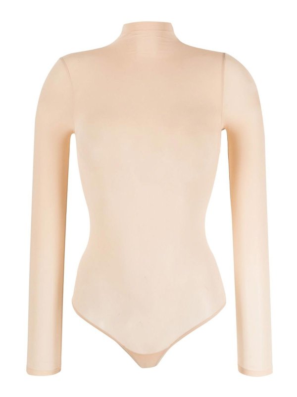 WOLFORD: トップス＆タンクトップ - トップ/タンクトップ - ベージュ