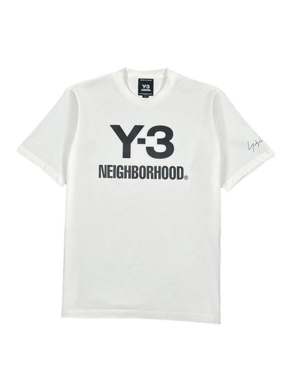 Y-3: Camisetas - Camiseta - Blanco