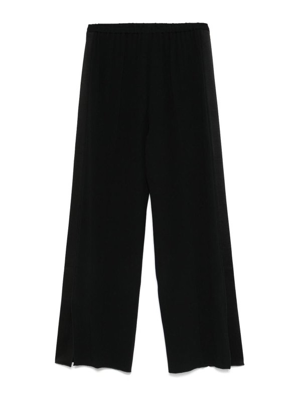 FORTE FORTE: Tailored & Formal trousers - Satin Smoking Trousers