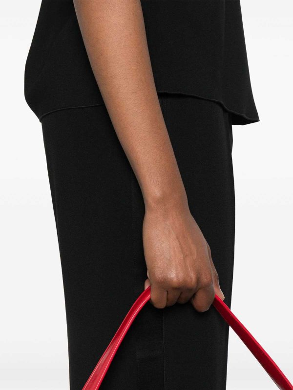 FORTE FORTE: Tailored & Formal trousers online - Satin Smoking Trousers