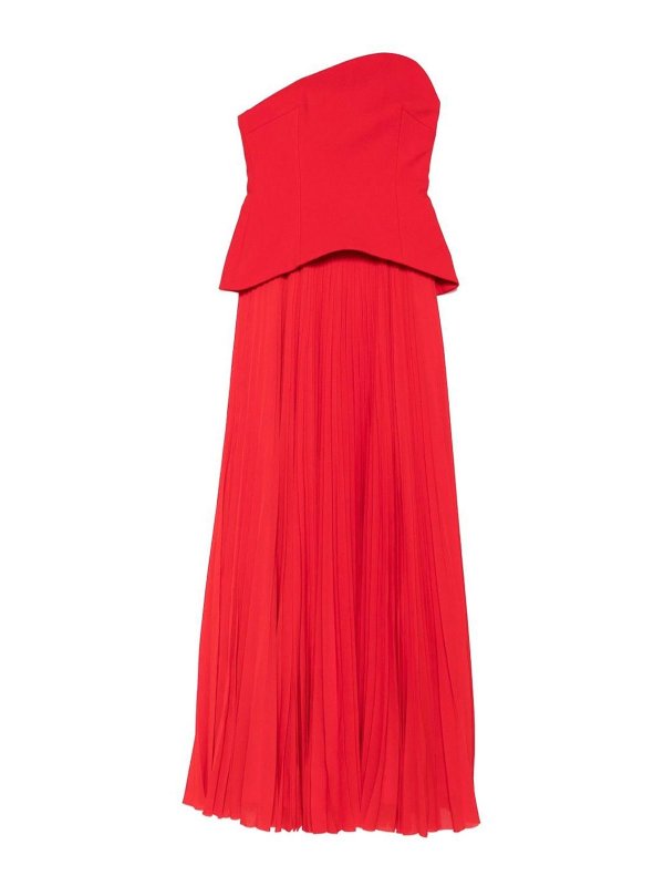 SOLACE LONDON: マキシドレス - マキシドレス - 赤