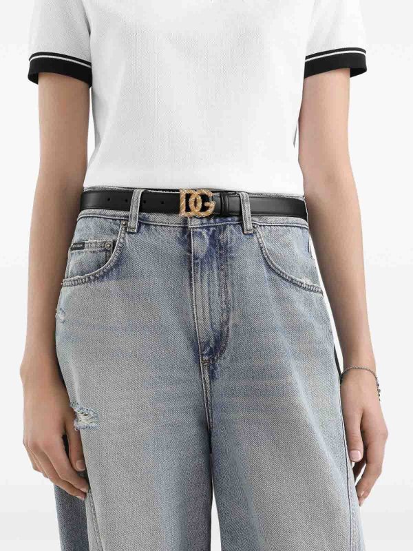 The Best Shops DOLCE & GABBANA: belts - Leather Belt