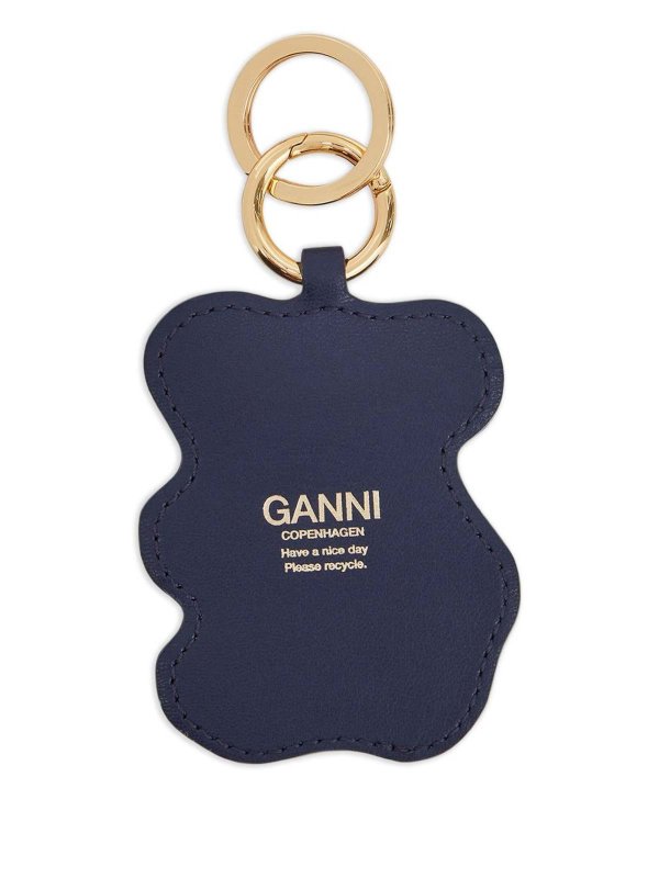 GANNI: key holders online - Bear Keyring