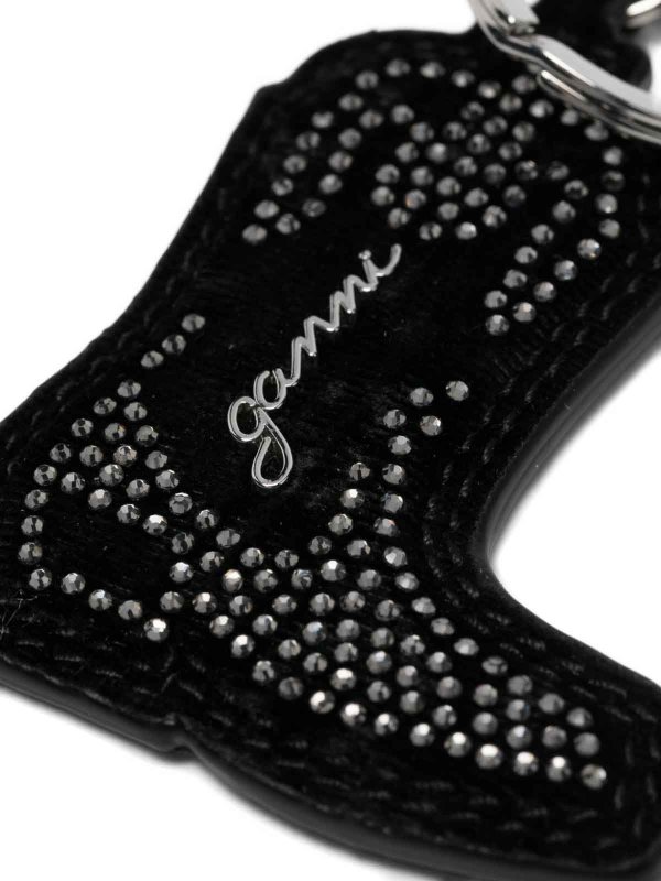 GANNI: キーホルダー online - キーホルダー - 黒