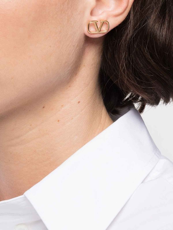VALENTINO GARAVANI: Orecchini online - Vlogo Signature Earrings