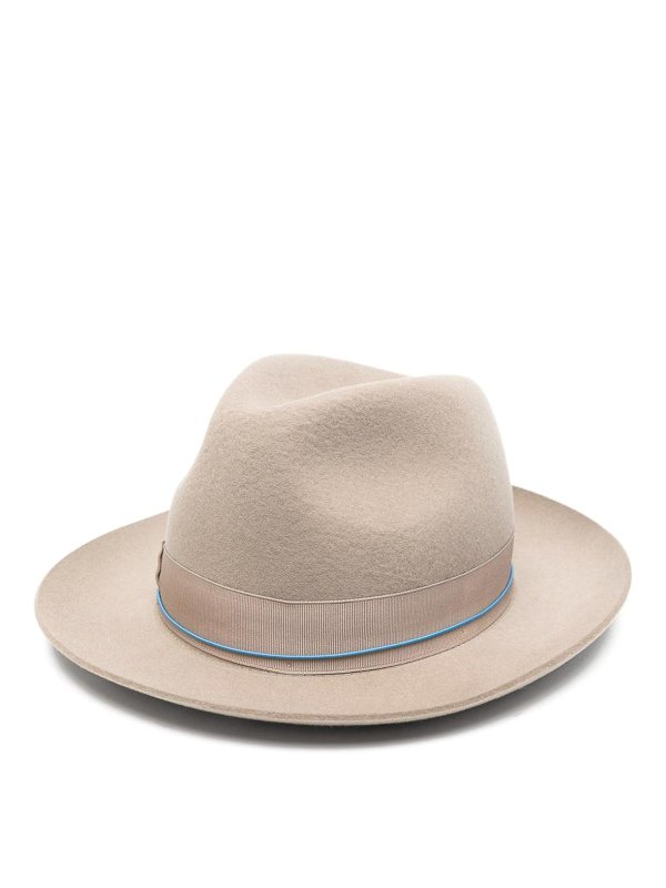 BORSALINO: 帽子＆キャッブ - 帽子 - グレー