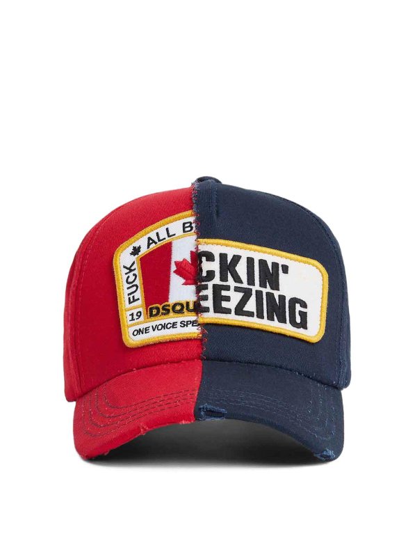 DSQUARED2: hats & caps - Logo Baseball Cap