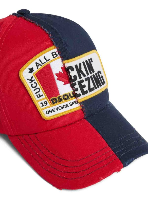 DSQUARED2: hats & caps online - Logo Baseball Cap