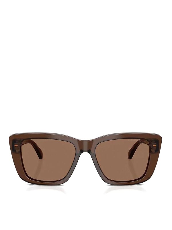 EMPORIO ARMANI: サングラス - サングラス - ブラウン