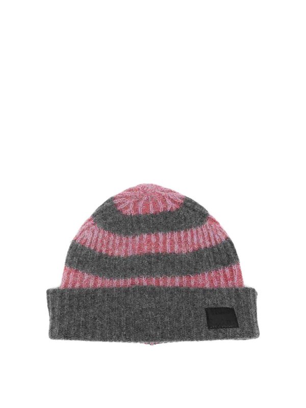 PAUL SMITH: Bonnets - Bonnet - Gris