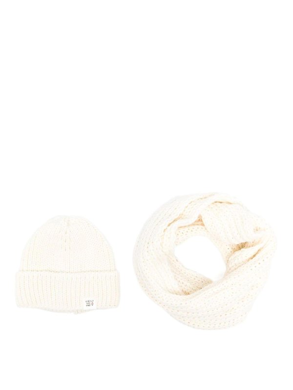 PEUTEREY: ニットキャップ - ビーニー帽 - 白