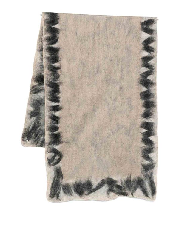 SILVANA MANETTI: Bufandas y pañuelos - Bufanda - Gris