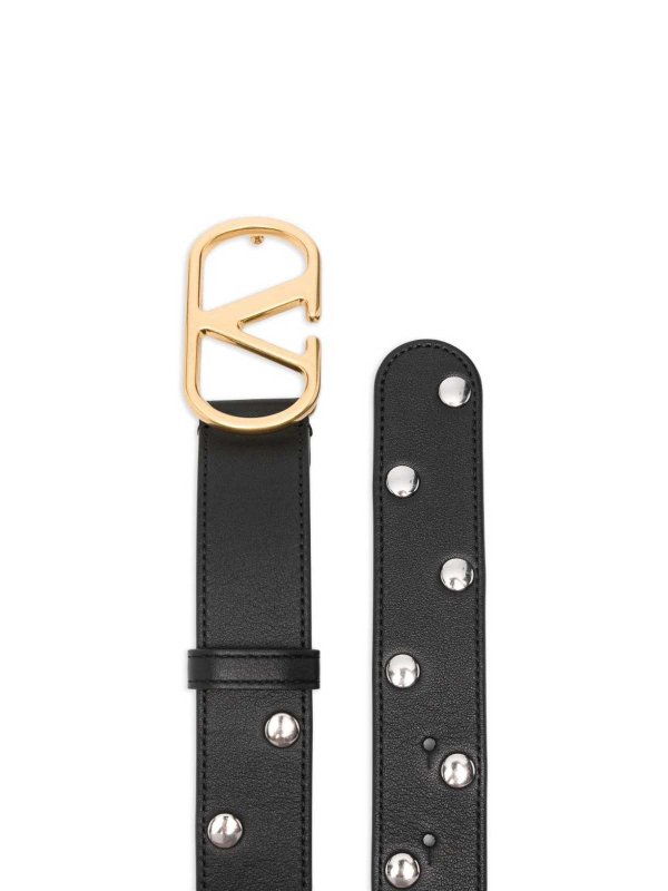 The Best Shops VALENTINO GARAVANI: belts - Vlogo Leather Belt
