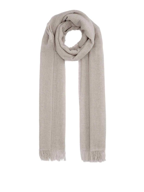 FABIANA FILIPPI: sciarpe e foulard - Sciarpa In Cashmere E Seta