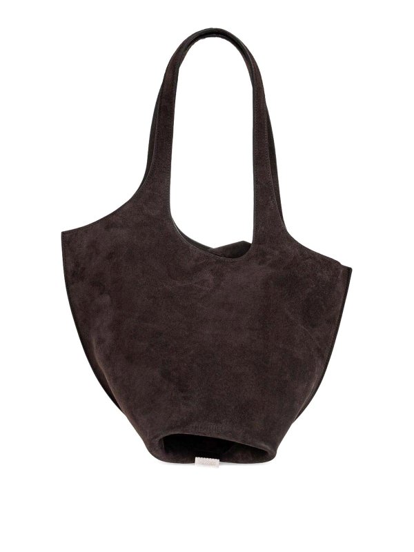 The Attico: ショルダーバッグ - ショルダーバッグ - ダークブラウン