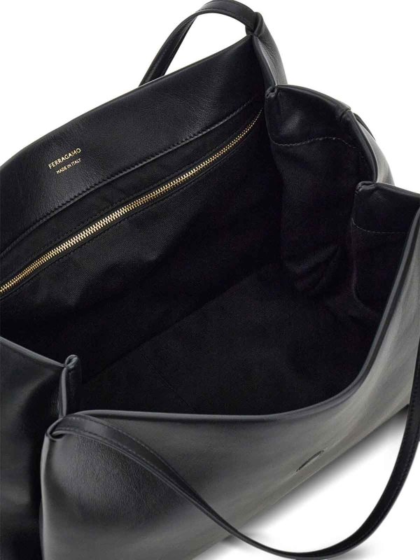 The Best Shops FERRAGAMO: Schultertasche - Schwarz