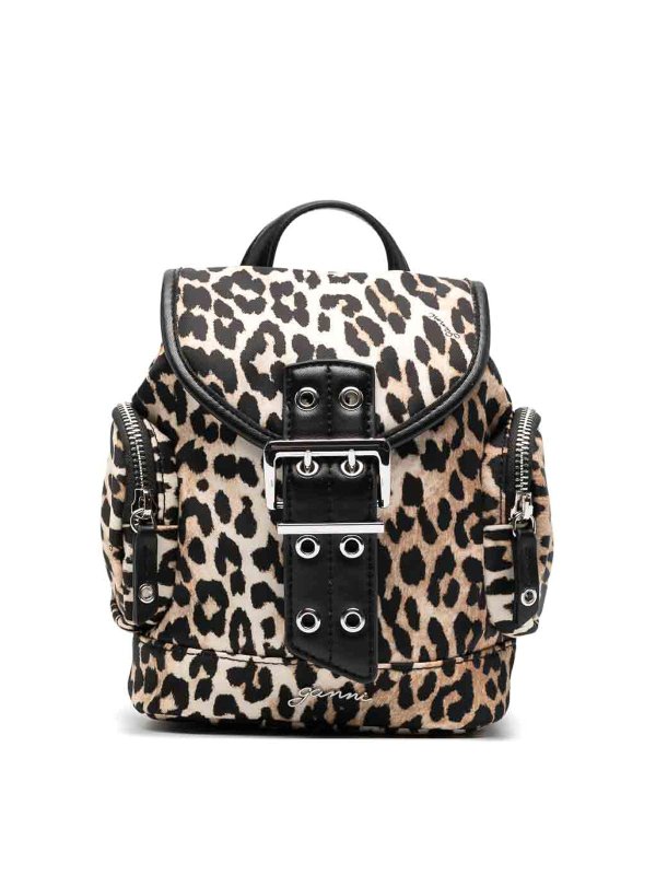 GANNI: バックパック - バックパック - ブラウン